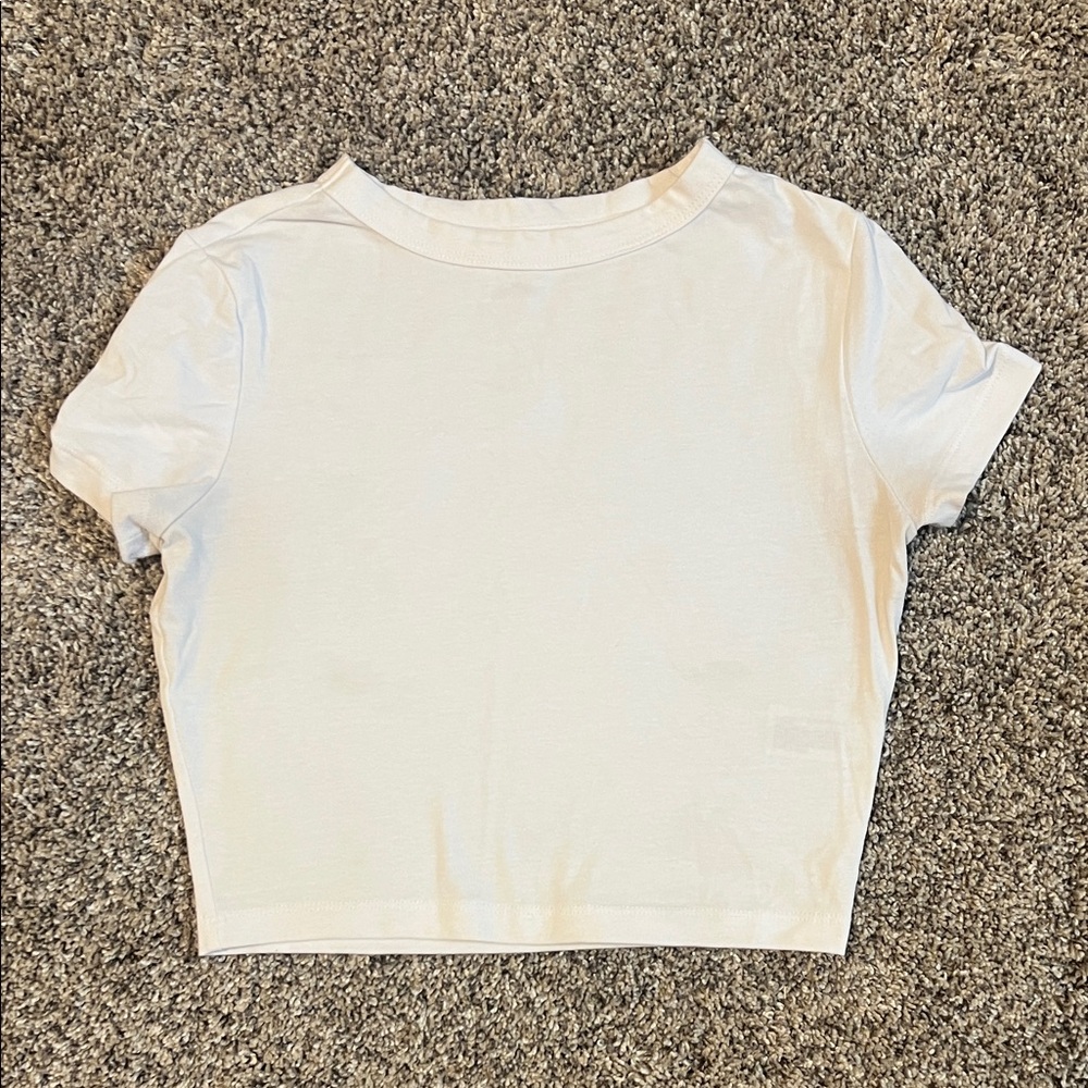 Classic White Crop Top